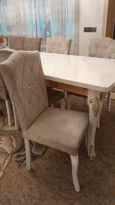 qonaq masası: İşlənmiş, Masa və oturacaqlar, Kredit yoxdur — 3