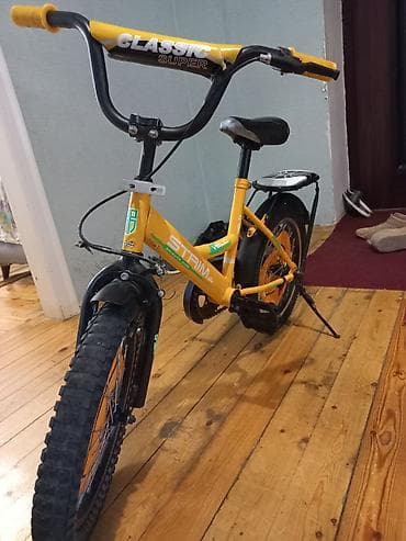 Ovçuluq və balıqçılıq: İki təkərli Uşaq velosipedi Strim, 16", sürətlərin sayı: 1 — 1