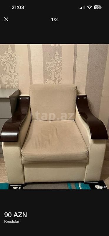 stul stollar: İşlənmiş, Kreslo, Parça — 2