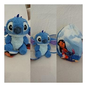 Məhsul: Lilo & Stitch mövzusunda 2‑in‑1 yumşaq oyuncaqlı çanta.12