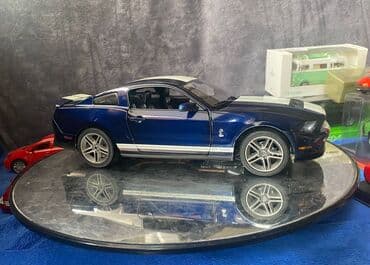 metbex tavan modelleri: Коллекционная модель Ford Mustang Shelby GT500 blue with white stripe — 15