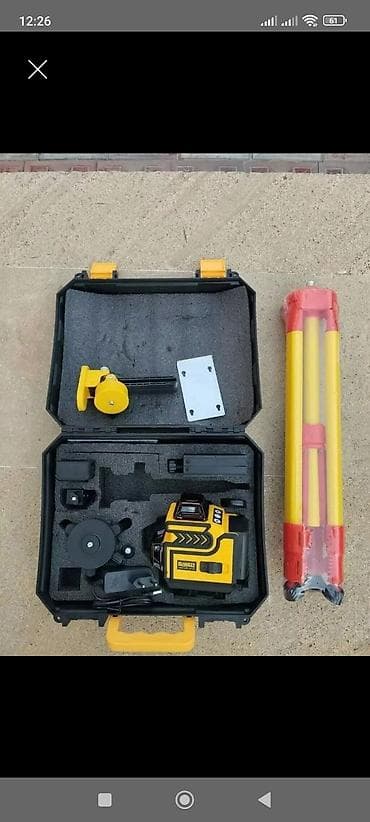 mini drel satilir: Dreləvayt (DeWalt üslubunda) 3D xəttli lazer səviyyə dəsti Komplekt — 1