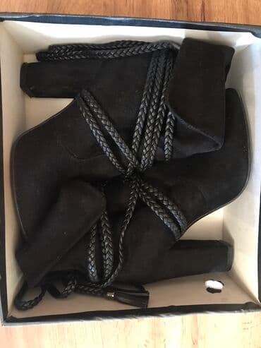 туфли новая не разу не одевала: Размер: 35, цвет - Черный, Б/у — 3