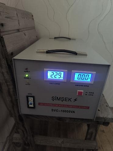 ucuz drel: ŞİMŞEK SVC-10000VA – AC avtomatik voltaj tənzimləyici - Güc: 10 kVA — 2