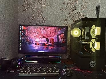 kompyuter hisseleri: Oyun kompüteri və aksesuarları dəsti Komponentlər: - Sistem bloku — 1