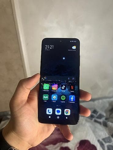 Redmi Note 11, 128 GB, rəng - Qara, Barmaq izi, Face ID