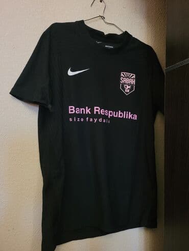 Köynəklər: Futbolka, Nike, rəng - Qara — 1