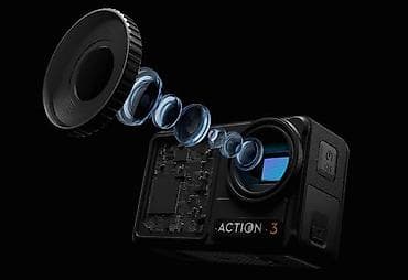 DJI Osmo Action 3 aksion kamerası - 4K yüksək keyfiyyətli video
