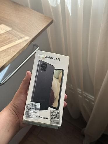 samsung tab e: Samsung Galaxy A12, rəng - Qara, İki sim kartlı — 6