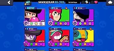 ayfon 8 barter: Brawl Stars oyunu üçün inkişaf etmiş hesab - Kupa: 26 813 - — 2
