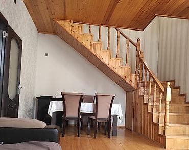 İki mərtəbəli mənzil interyeri – tam mebellə və texnika ilə qızlar