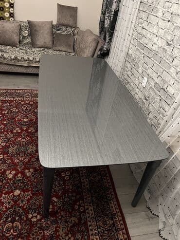 stol sutul: Qonaq otağı üçün, Yeni, Dördbucaq masa, 8 stul — 1