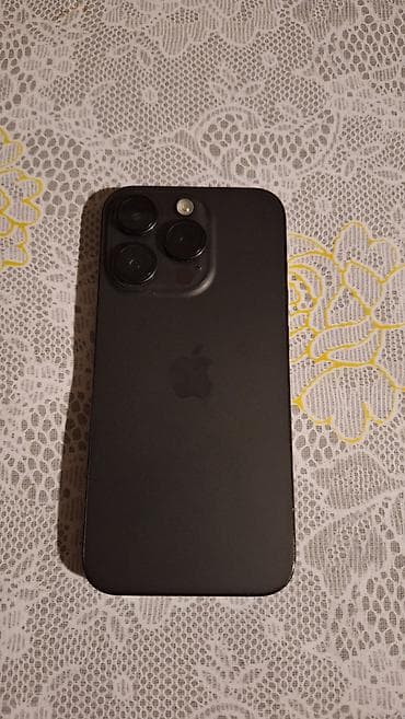 iphone 11 pro 256gb: IPhone 15 Pro, 128 GB, Black Titanium, Zəmanət, Barmaq izi, Simsiz şarj — 1