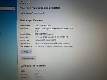 iphone 17 pro max 1tb: İşlənmiş Lenovo ThinkPad, 15.6 ", Intel Core i5, 1 TB — 5