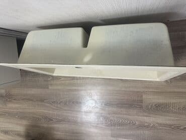 столешница под раковину: Прямоугольная Кухонная мойка, Без шкафа — 2