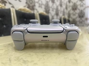 Digər oyun və konsollar: Sony DualSense simsiz oyun pultu – PS5 üçün - Rəng: gümüşü/incyə kimi — 3