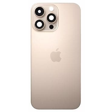 Arxa qapaq kamera şüşəsi və magsafe ilə iPhone 16 Pro Max açıq qızılı