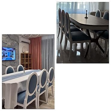 AmlTəcili açılan masa 6 stul 650azn. Yenidir. Ünvan Sea Breez (0888)