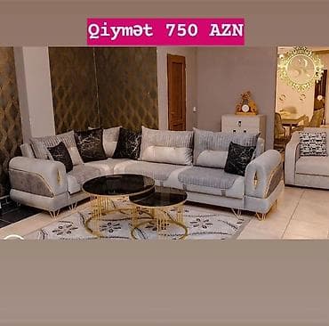 divan olcusu: Yeni, Künc divan, Qonaq otağı üçün, Açılmayan, Azərbaycan — 2