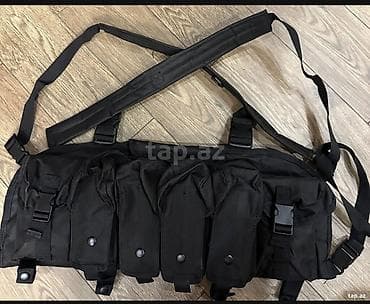 skorus başlığı: Taktiki sinəlik/çest-riq – çoxcibli, qara rəng. Xüsusiyyətlər: - Sinə — 3