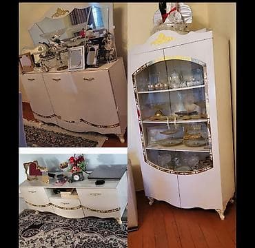 Ресторанная мебель: 🌙Beniz 1454 Qonaq mebeli satilir Qorka,kamod,tv alti birlikde 200 azn — 1