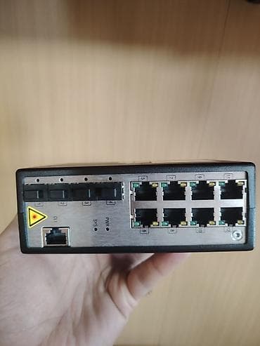 Комплектующие для ПК и ноутбуков: HIKVISION DS-3T3512P Ethernet Switch Tezedir ve zemanetle - Brend — 2
