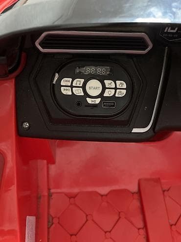 Uşaq geyimi və ayaqqabıları: Uşaq üçün elektrikli miniatür idman avtomobili - Rəng: qırmızı — 6