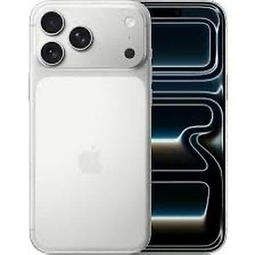 apple 15: IPhone 17 Pro, 256 GB, Ağ, Zəmanət, Simsiz şarj, Face ID — 1