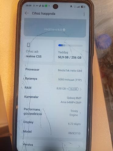телефон fly андроид 4 2: Realme C55, 256 ГБ, цвет - Черный — 4