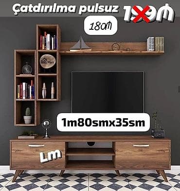 primorskide evler: _*TV STEND / TV altı*_ *Yeni və sifarişlə* 💥 Qiymət : *180₼* — 1