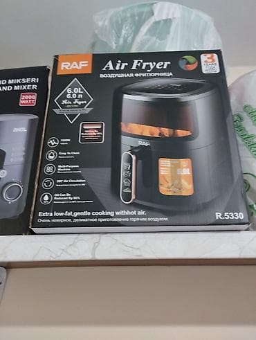 RAF Air Fryer R.5330 – 6.0 L hava fritüzyonu - Tutum: 6.0 litr - Güc lalafo.az -da RAF Air Fryer R.5330 – 6.0 L hava fritüzyonu - Tutum: 6.0 litr - Güc