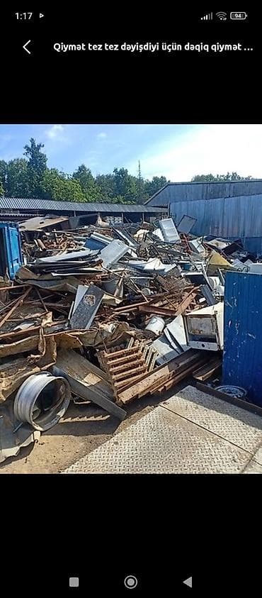 Digər xidmətlər: Xidmət: Qalın və nazik metal qəbulu, utilizasiya və yerindən götürmə — 4
