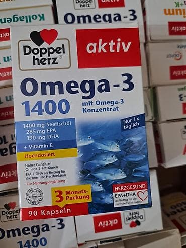 Doppelherz aktiv Omega-3 1400 – Omega-3 konsentratlı qida əlavəsi
