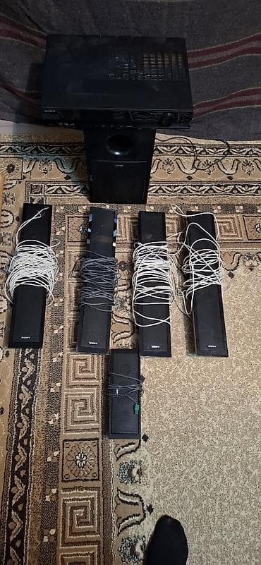 sony qulaqliq: Sony ev kinoteatrı akustika sistemi Hec bir problemi yoxdu islek — 1