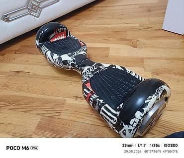 Giroskuterlər: Qrafiti dizaynlı hoverboard (gyroskuter) - Təkər ölçüsü: 6.5" - — 1