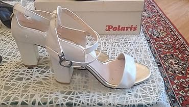 calvin klein sandale: Polaris brendinin qadın sandaleti - Rəng: krem/açıq bej, metalik — 1
