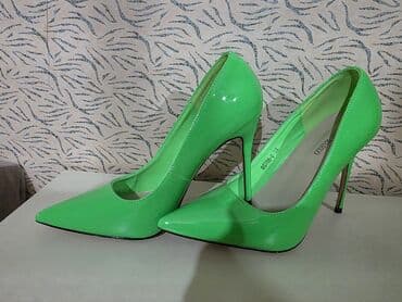 Çəkmələr: Tuflilər, Ölçü: 38, rəng - Yaşıl, Yeni — 6