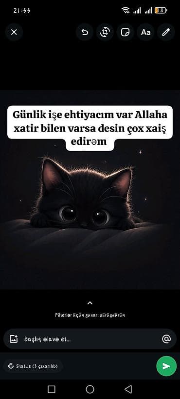 dayə iş elanları 2026: Gündəlik iş axtarılır Məzmun: Gündəlik olaraq işləyə biləcəyim iş — 1