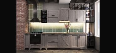 кухонная мебель на заказ в баку цены: Кухонный гарнитур на заказ, Самозакрывающие петли, МДФ, Есть кредит, Бесплатная доставка, Платная доставка, Самовывоз — 4