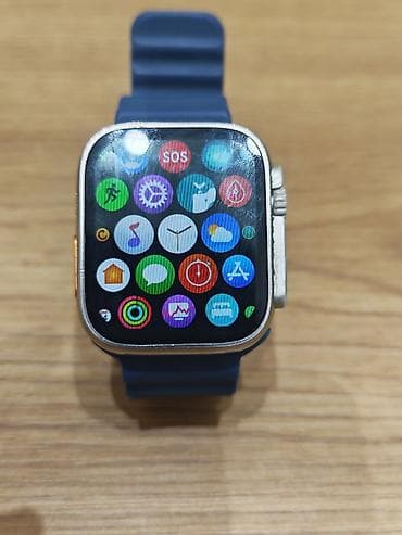 dekor saatler: İşlənmiş, Smart saat, Sensor ekran, rəng - Göy — 3