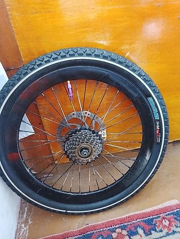 Velosiped təkər dəsti və amortizator (MTB/BMX üslubu) - Arxa və ön
