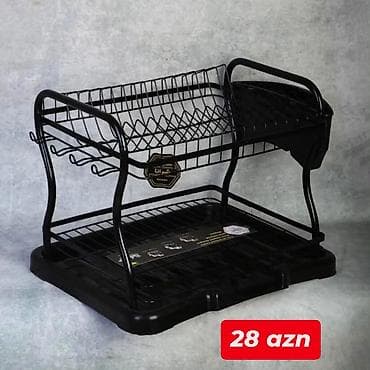 hava qurudan: Mətbəx üçün ikiqat səviyyəli qab-qaşıq quruducu rəflər Model və — 8