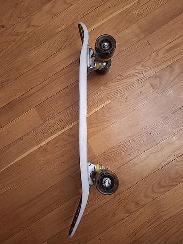 skater: Plastik kruizer skeytbord – mavi-ağ rəngli, üzərində şərq motivli — 3
