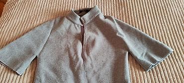 jaket turkce: Boz rəngli qadın jaketi - Brend: Chanel (etiketdə göstərilir), ölçü — 2