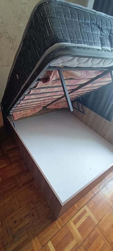 bazalı: İkinəfərlik çarpayı, Bazalı, Matras ilə, Siyirməsiz — 3