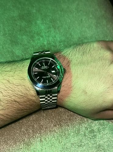 Zərgərlik əşyaları: Qol saatı, Rolex, rəng - Qara — 3