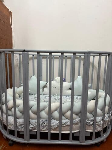 ağ uşaq carpayısı: Oğlan və qız üçün, Yumru, Beşik, Dəst ilə, Matras ilə, Yellənmə mexanizmsiz — 2