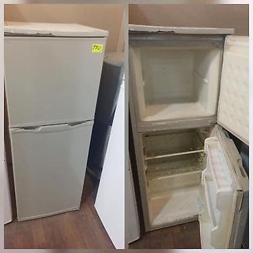 Soyuducu Paltaryuyan televizor vitrinlerin satış mərkəzi: İki kameralı soyuducu - Üst bölmədə dondurucu, alt bölmədə soyutma