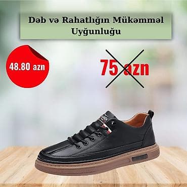 Kişi gündəlik ayaqqabısı – dəb və rahatlığın mükəmməl uyğunluğu