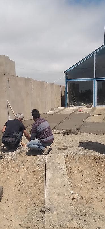 pol yonan usta: Beton və styaşka işləri kv/m 5 manat — 8